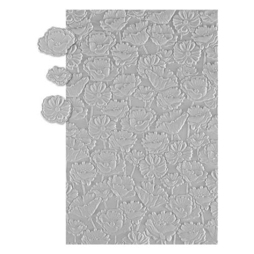 Spellbinders - Field of Poppies 3D Emboss & Cut Folder from the Wonder of Oz Collection by Graphic 45