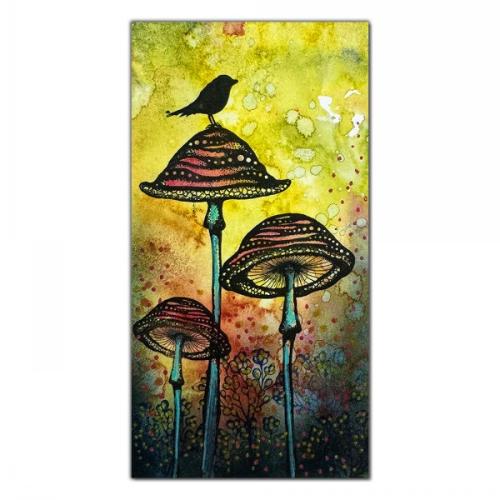 Lavinia Stamps - Snailcap Single Mushroom Stamp