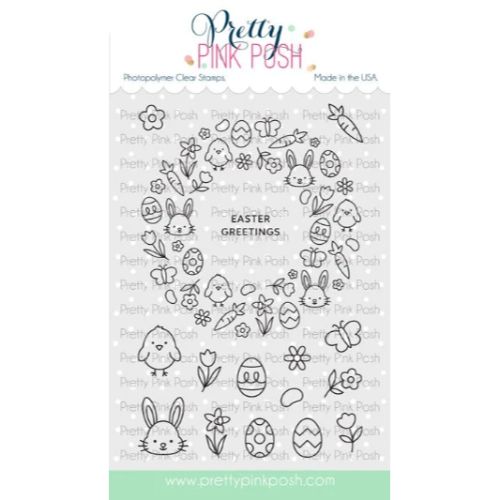 Pretty Pink Posh - Easter Wreath Stamp Set