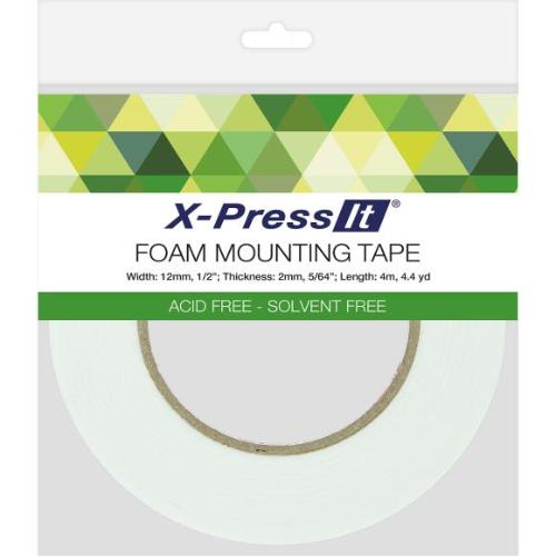 X-Press It Double-Sided Foam Tape 12mm .5"X4.4yd