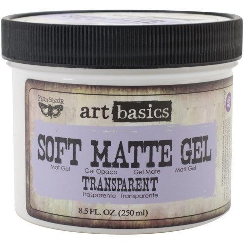 Finnabair Art Basics Soft Matte Gel 8.5oz Transparent