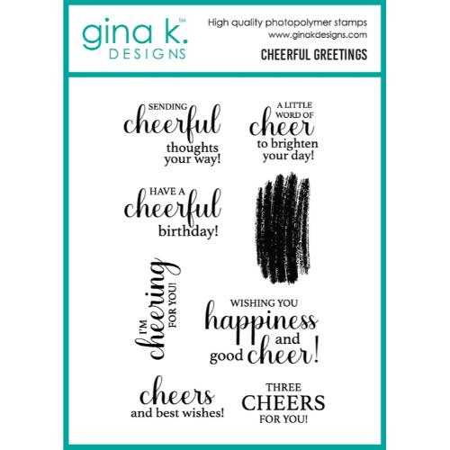 Gina K Designs STAMPS- Cheerful Greetings