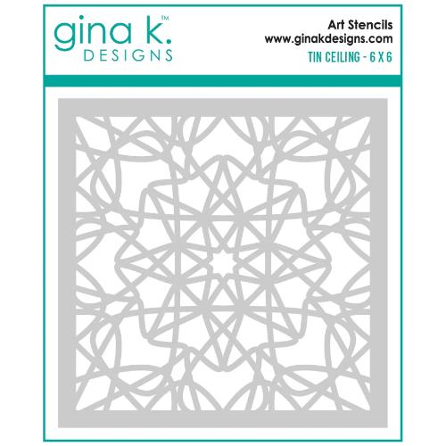 Gina K Designs - STENCIL- Tin Ceiling