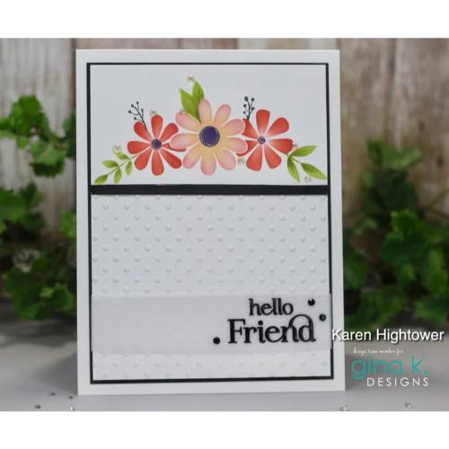 Gina K Designs - STENCIL - Spring Clusters