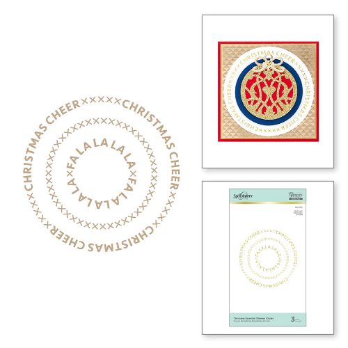 Spellbinders - Christmas Essential Glimmer Circles Glimmer Hot Foil Plate