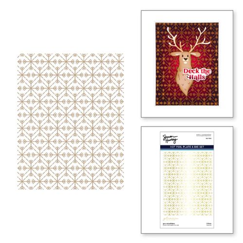 Spellbinders - Geo Snowflakes Glimmer Hot Foil Plate