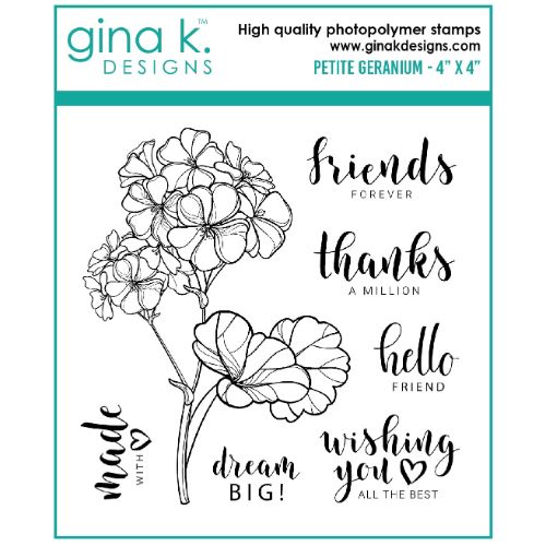 Gina K Designs - STAMPS- Petite Geranium MINI