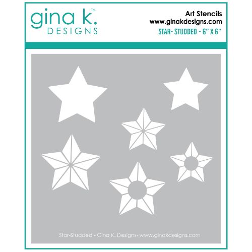 Gina K Designs - STENCIL- Star-Studded