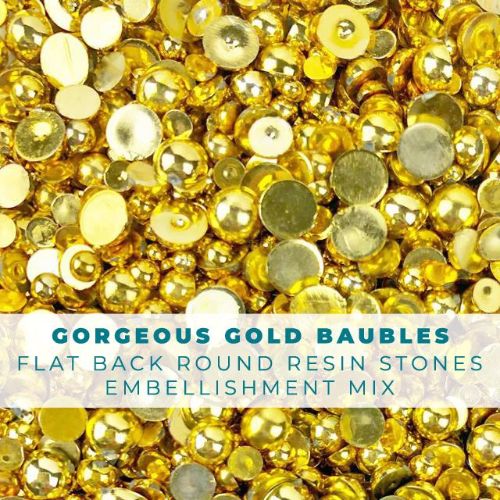 Trinity Stamps - Gorgeous Golden Baubles Embellishment Mix
