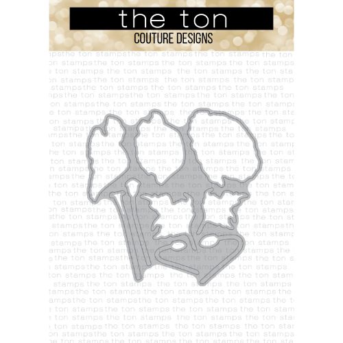 The Ton Stamps - Grouped Fresh Poppies Coordinating Die 