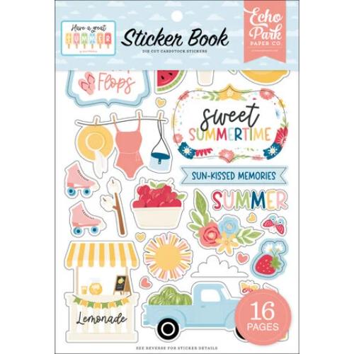 Echo Park Have A Great Summer Sticker Book (HAGS424029)