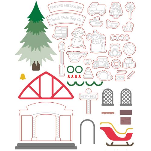 Honey Bee Stamps - Toy Store House Builder Add-On | Honey Cuts