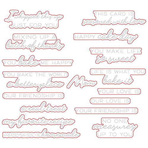 Honey Bee Stamps - You Bake Me Happy | Honey Cuts