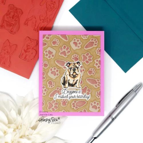 Honey Bee Stamps - Tail Waggers - Coordinating Honey Cuts