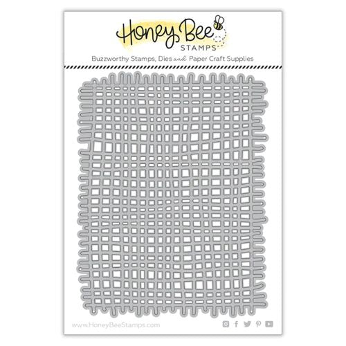 Honey Bee Stamps - Burlap A2 Background | Honey Cuts