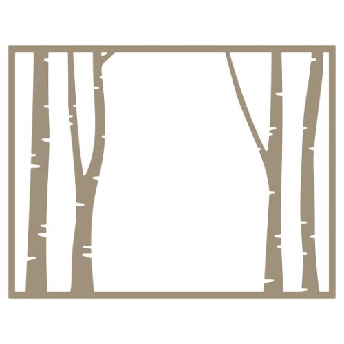 Honey Bee Stamps - Birch A2 Cover Plate - Top | Honey Cuts