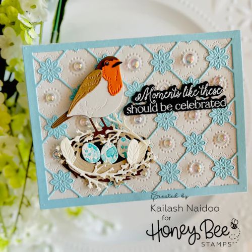Honey Bee Stamps - Delicate Daisy - A2 Cover Plate Top - Honey Cuts