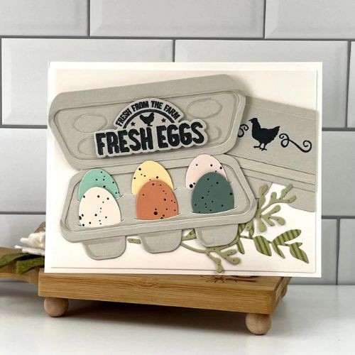 Honey Bee Stamps - Egg Crate - Honey Cuts
