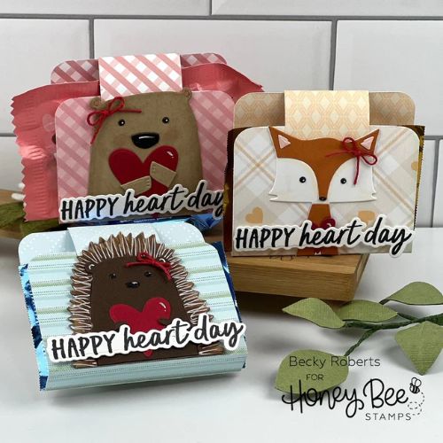 Honey Bee Stamps - Heart Hugs - Honey Cuts
