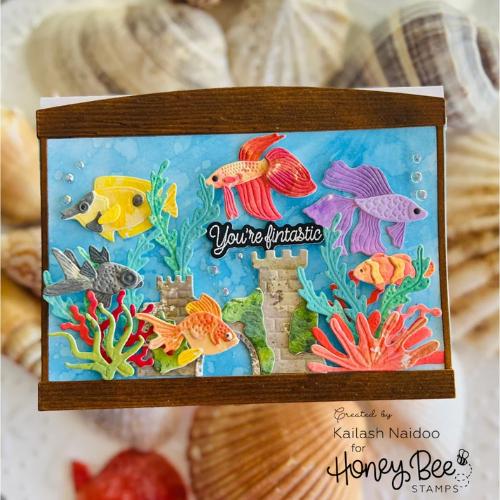 Honey Bee Stamps - Lovely Layers: Tank Aquarium Add-On - Honey Cuts