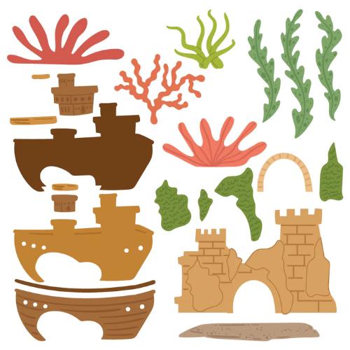 Honey Bee Stamps - Lovely Layers: Tank Aquarium Add-On - Honey Cuts