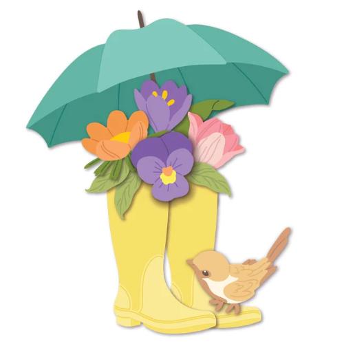 Honey Bee Stamps - Lovely Layers: April Showers - Honey Cuts