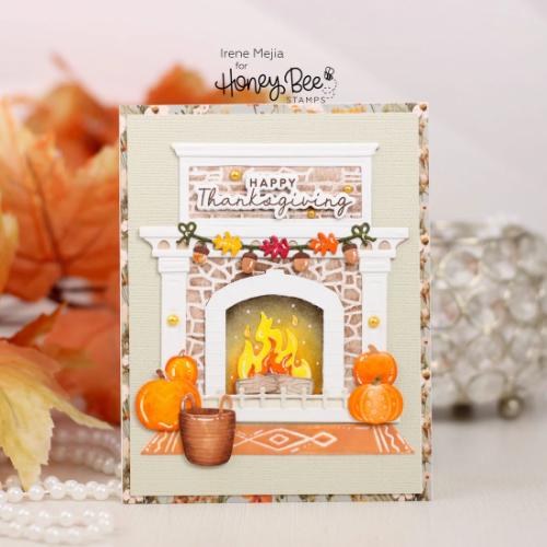 Honey Bee Stamps - Lovely Layers: Fireplace - Honey Cuts