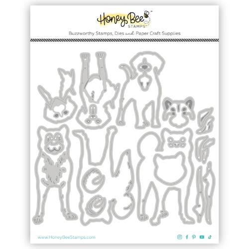Honey Bee Stamps - Lovely Layers: Medium Dogs - Honey Cuts