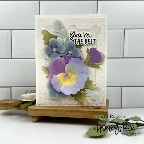 Honey Bee Stamps - Lovely Layers: Pansy - Honey Cuts