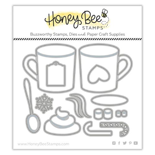 Honey Bee Stamps - Mugs & Kisses | Honey Cuts