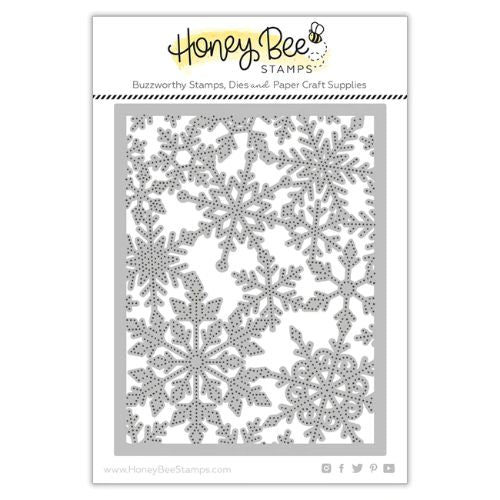 Honey Bee Stamps - Pierced Fancy Flakes Cover Plate | Honey Cuts