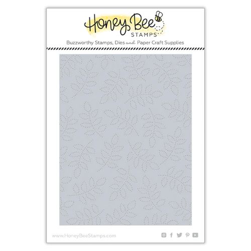 Honey Bee Stamps - Spring Leaves A2 Pierced Cover Plate | Honey Cuts