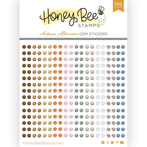 Honey Bee Stamps - Gem Stickers | 300 Count | Autumn Afternoon