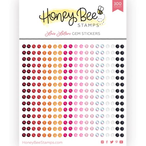 Honey Bee Stamps - Gem Stickers | 300 Count | Love Letters