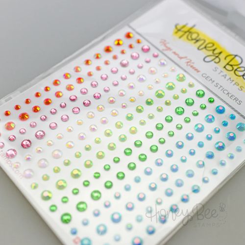 Honey Bee Stamps - Gem Stickers | 210 Count | Hugs And Kisses