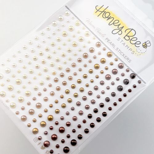 Honey Bee Stamps - Pearl Stickers | 210 Count | Warm Pearls