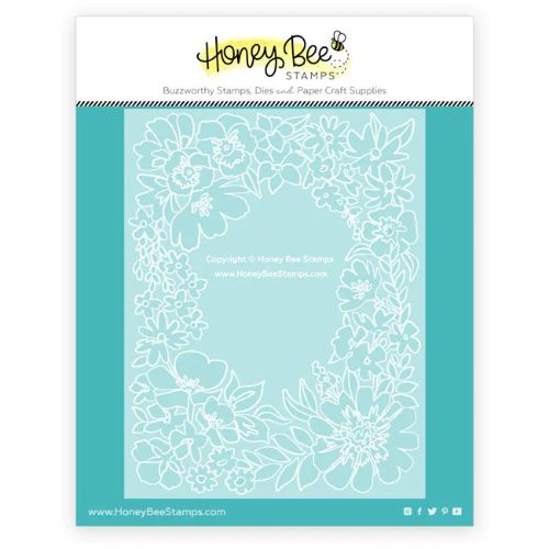 Honey Bee Stamps - Friendship Frame - Set of 6 Coordinating Stencils