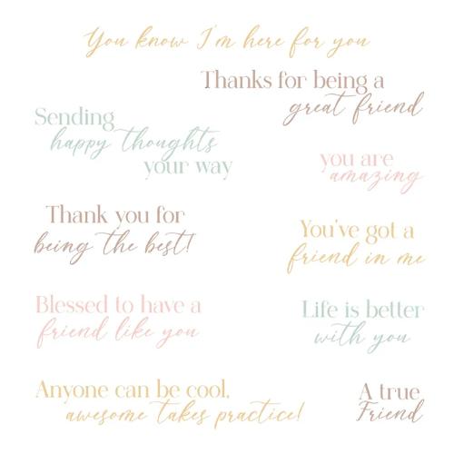 Honey Bee Stamps - You've Got A Friend - 4"x6" Clear Stamp Set