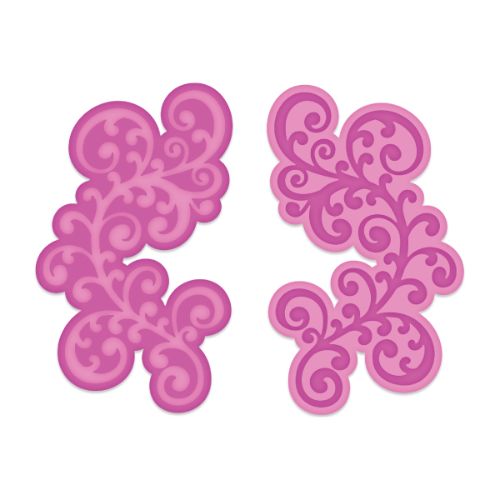 Swirly Border Accents Die