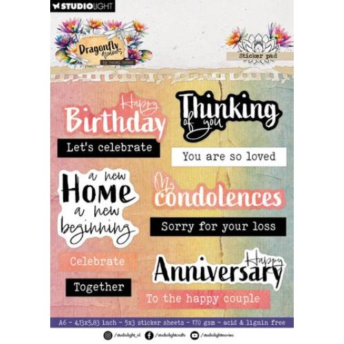 Studio Light Dragonfly Dreams Sticker Pad (HE-DD-STIC56)