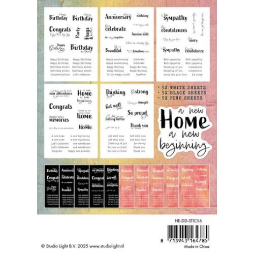 Studio Light Dragonfly Dreams Sticker Pad (HE-DD-STIC56)