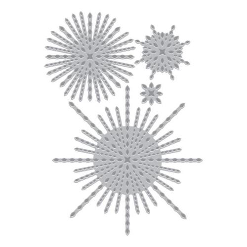 Hero Arts - Starbursts Set BetterPress + Foil Plate from the Lovely Letterpress Collection