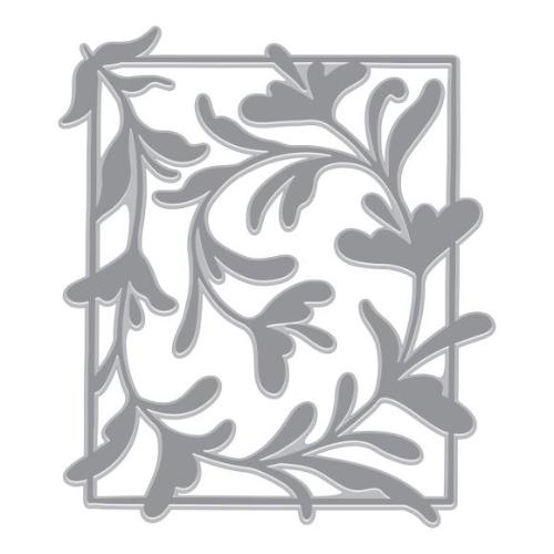 Hero Arts - Decorative Floral BetterPress + Foil Plate from the Lovely Letterpress Collection