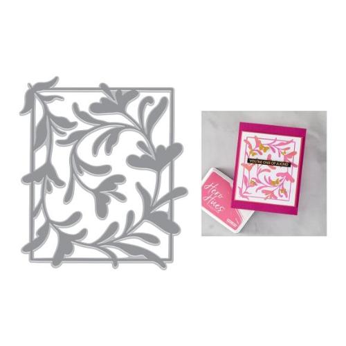 Hero Arts - Decorative Floral BetterPress + Foil Plate from the Lovely Letterpress Collection