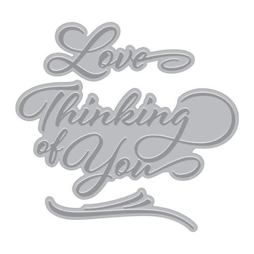 Hero Arts - Love & Thinking of You BetterPress + Foil Plates from the Lovely Letterpress Collection