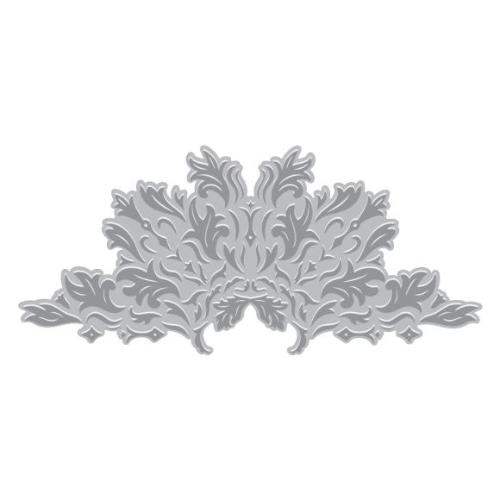 Hero Arts - Lavish Flourish BetterPress + Foil Plate from the Lovely Letterpress Collection