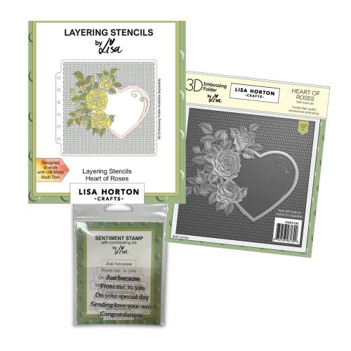 Lisa Horton - That Craft Place - Blooming Love Bundle - Postage as per Actual