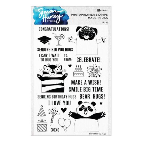 Spellbinders - Big Hugs Stamp and Die Bundle by Simon Hurley - Postage as per Actual