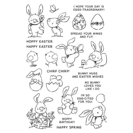 Spellbinders - Easter Bunnies Stamp and Die Bundle by Simon Hurley - Postage as per Actual