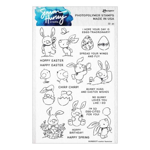 Spellbinders - Easter Bunnies Stamp and Die Bundle by Simon Hurley - Postage as per Actual